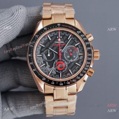 Replica Omega Speedmaster Racing watch Rose Gold Chronograph